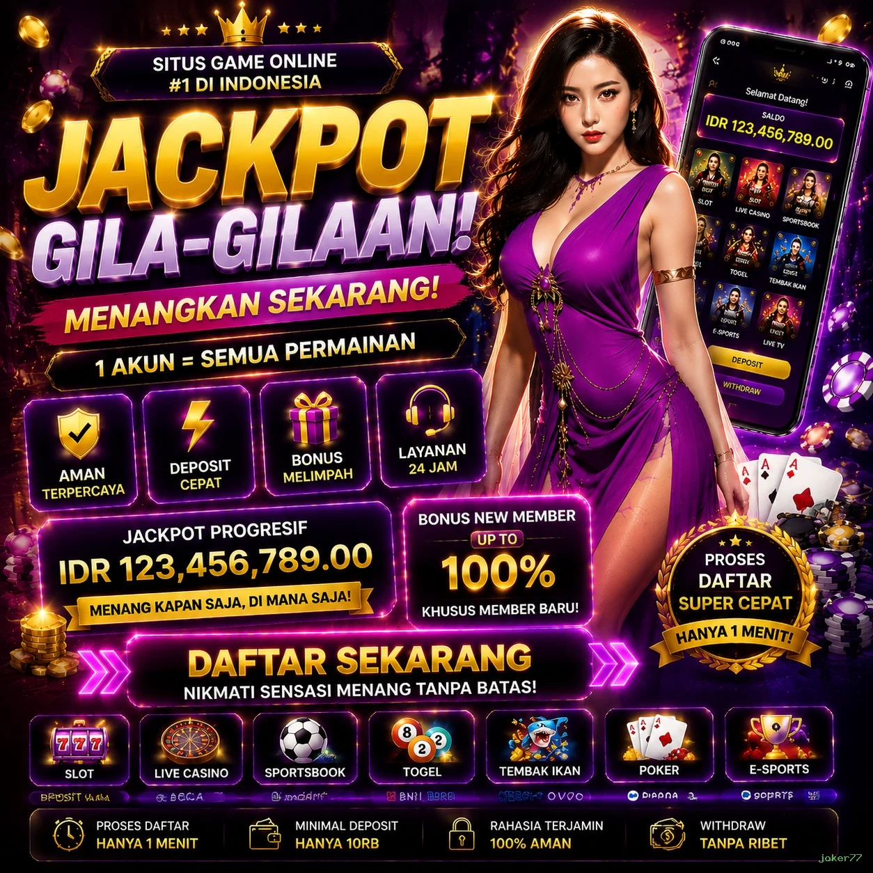 Mengulas Keunggulan Permainan di Situs joker77